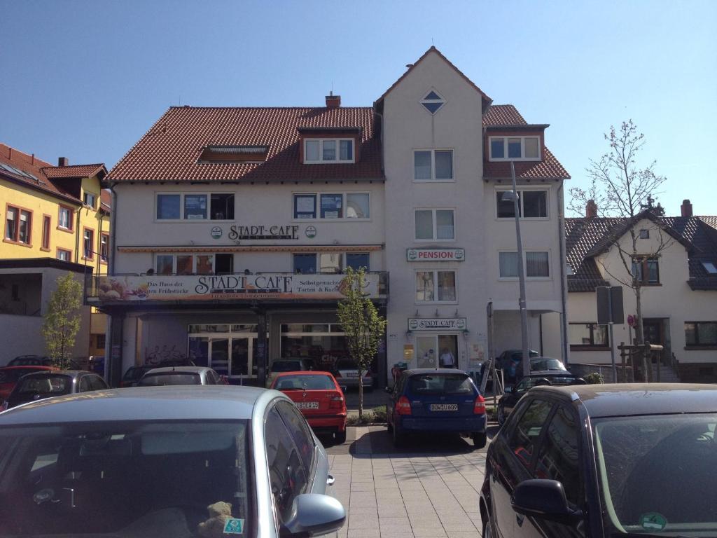 StadtCafé Pension Grünstadt Exterior foto